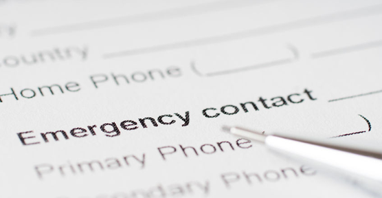 emergency contacts and next of kin
